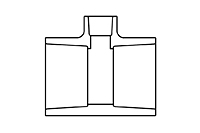 1/2" TEE SxSxS PVC S40 (FSW01005)