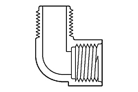 3/4" ST 90 SCH40 PVC S40 (FSW12007)