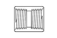 1/2" COUPLING THREAD PVC S40 (FSW30005)