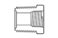 3/8x1/4 RED. BUSH. TxT PVC S40 (FSW39052)