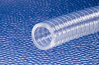 Kuriyama Kuri Tec® POLYSPRING® Series K7160 Standard Wall Polyvinyl Chloride (PVC) Food and Beverage Vacuum/Transfer Hose