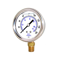 PIC Wet Gauge SEC-201L-254B (GAU-SSB0015)