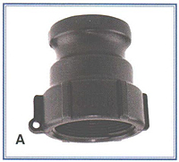 Banjo/Terra-Products Male Adapter Female Thread (75A1/4)