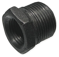 1/4" X 1/8" BLACK IRON HEX BUSHING (FBK39041)