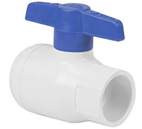 1 Inch (in) Slip Schedule 40 Ball Valve (SPE2612-010)