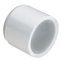 1 Inch (in) Slip Polyvinyl Chloride (PVC) Schedule 40 Cap (FSW47010)