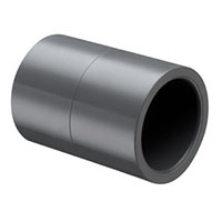 1 Inch (in) Slip Polyvinyl Chloride (PVC) Schedule 80 Coupling (FS829010)