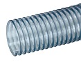 Kuriyama Tigerflex® Series GTF Polyvinyl Chloride (PVC) Food Grade Lightweight Blower and Ducting Hose