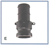 Male Adapter-Hose Shank (050E)