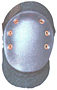 Rubber Cap and Soft Foam Knee Pads