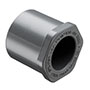 1 x 1/2 Inch (in) Polyvinyl Chloride (PVC) Schedule 80 Reducing Bushing (FS837130)